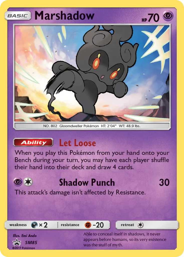 Marshadow SM Black Star Promos #SM85 card image