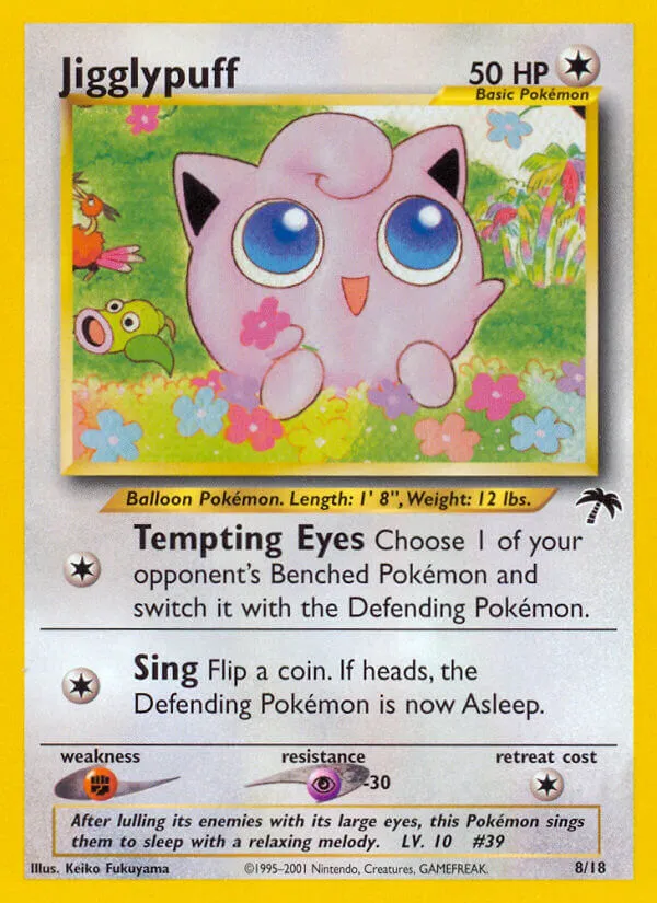 Jigglypuff #8 card image
