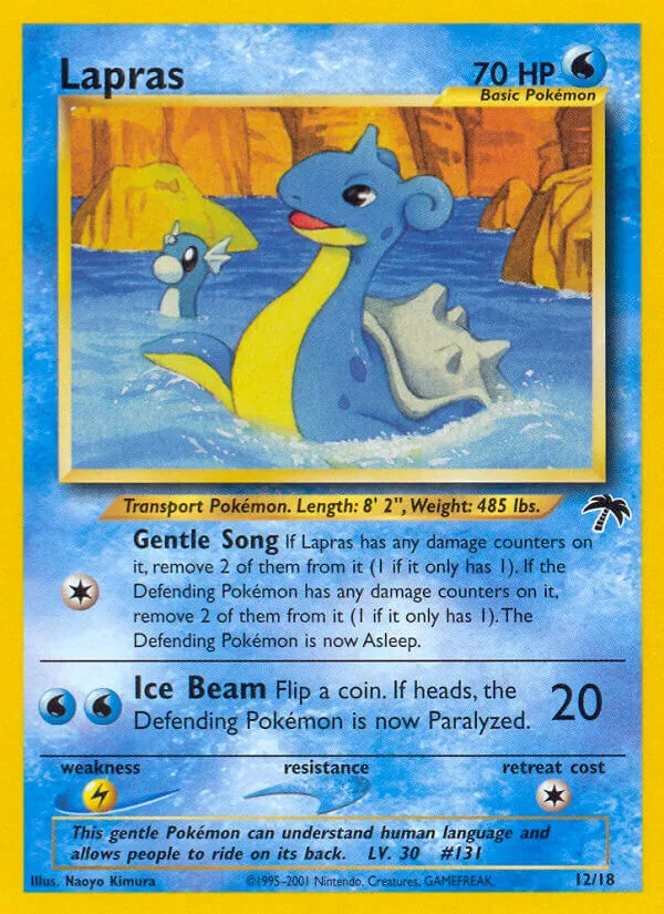 Lapras #12 card image