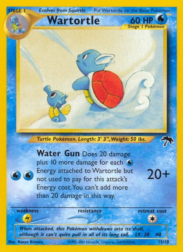 Wartortle #15 card image