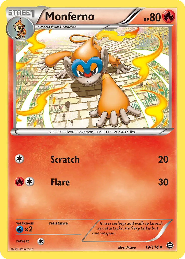 Monferno card image