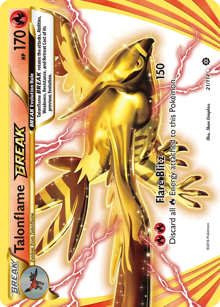 Talonflame BREAK card image