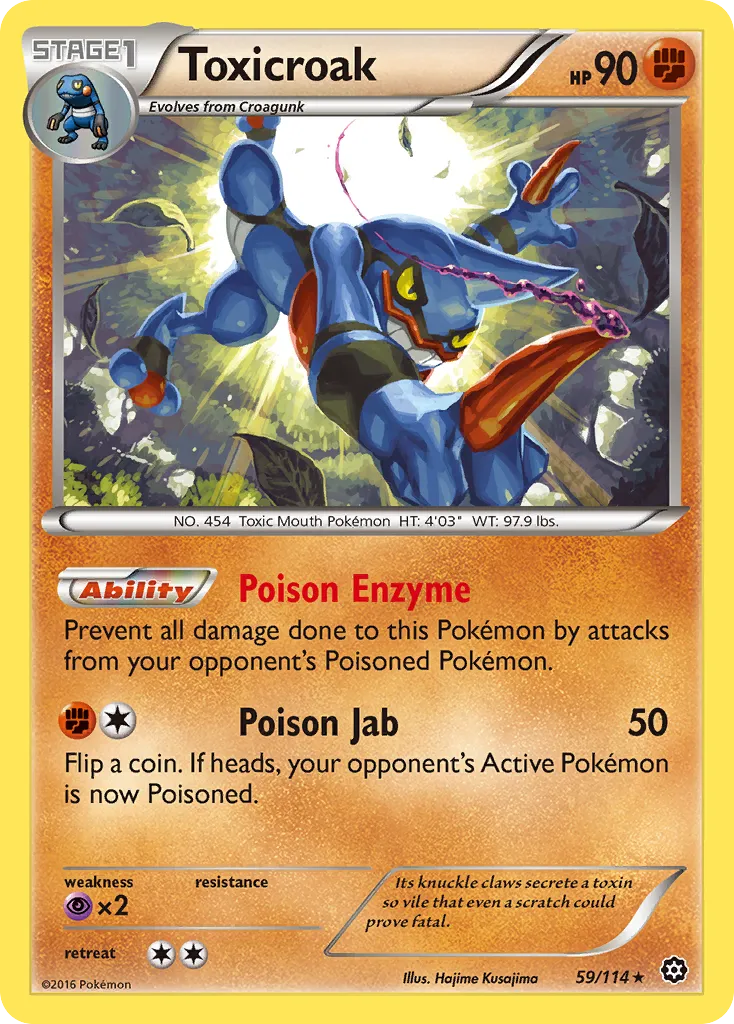 Toxicroak card image