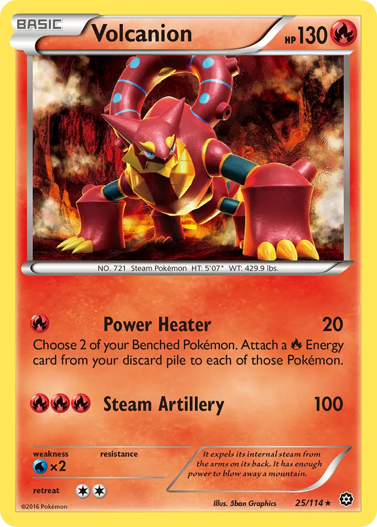 Volcanion card image