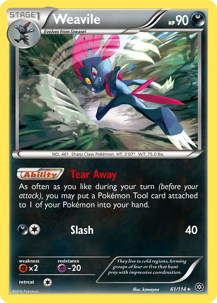 Weavile card image