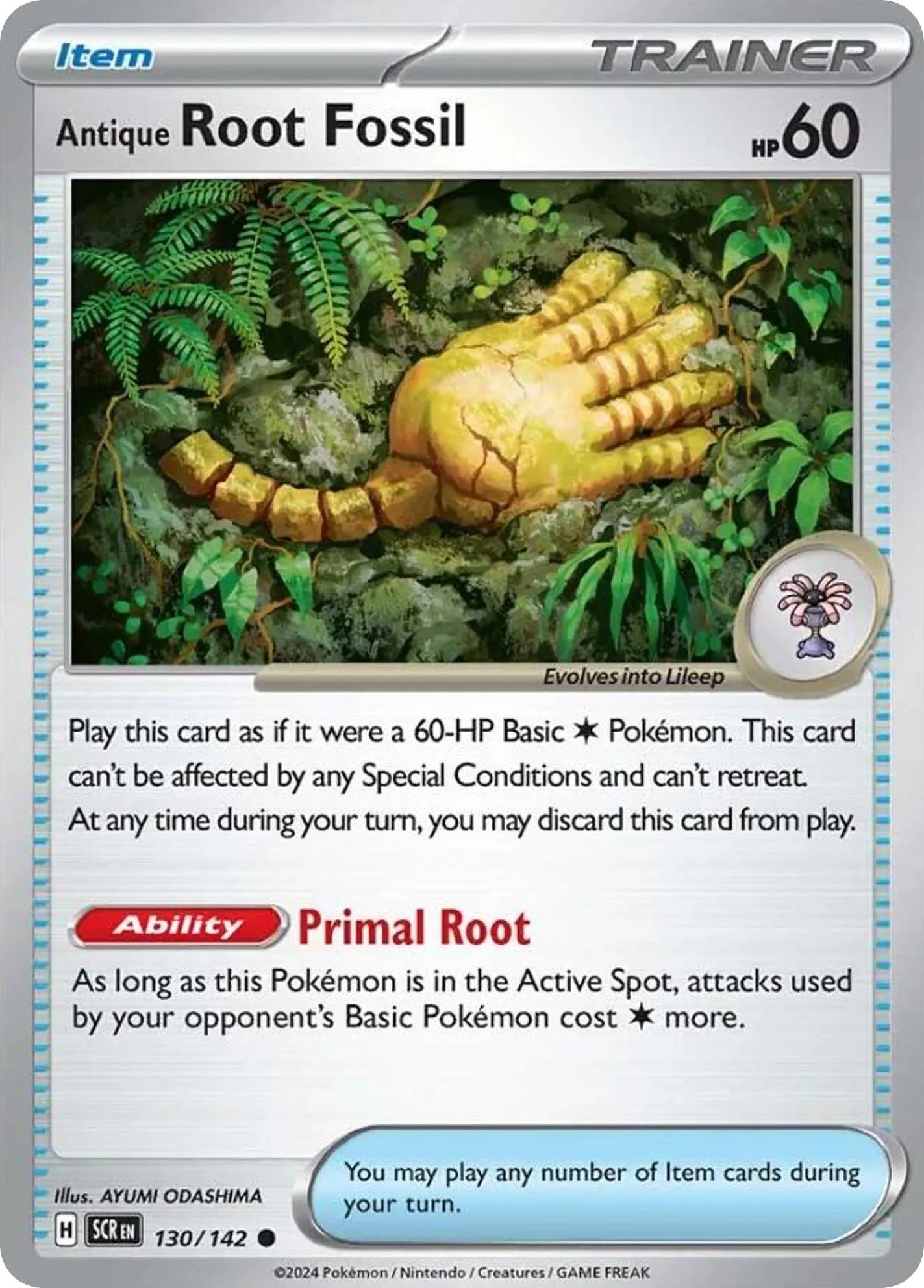 Antique Root Fossil card image