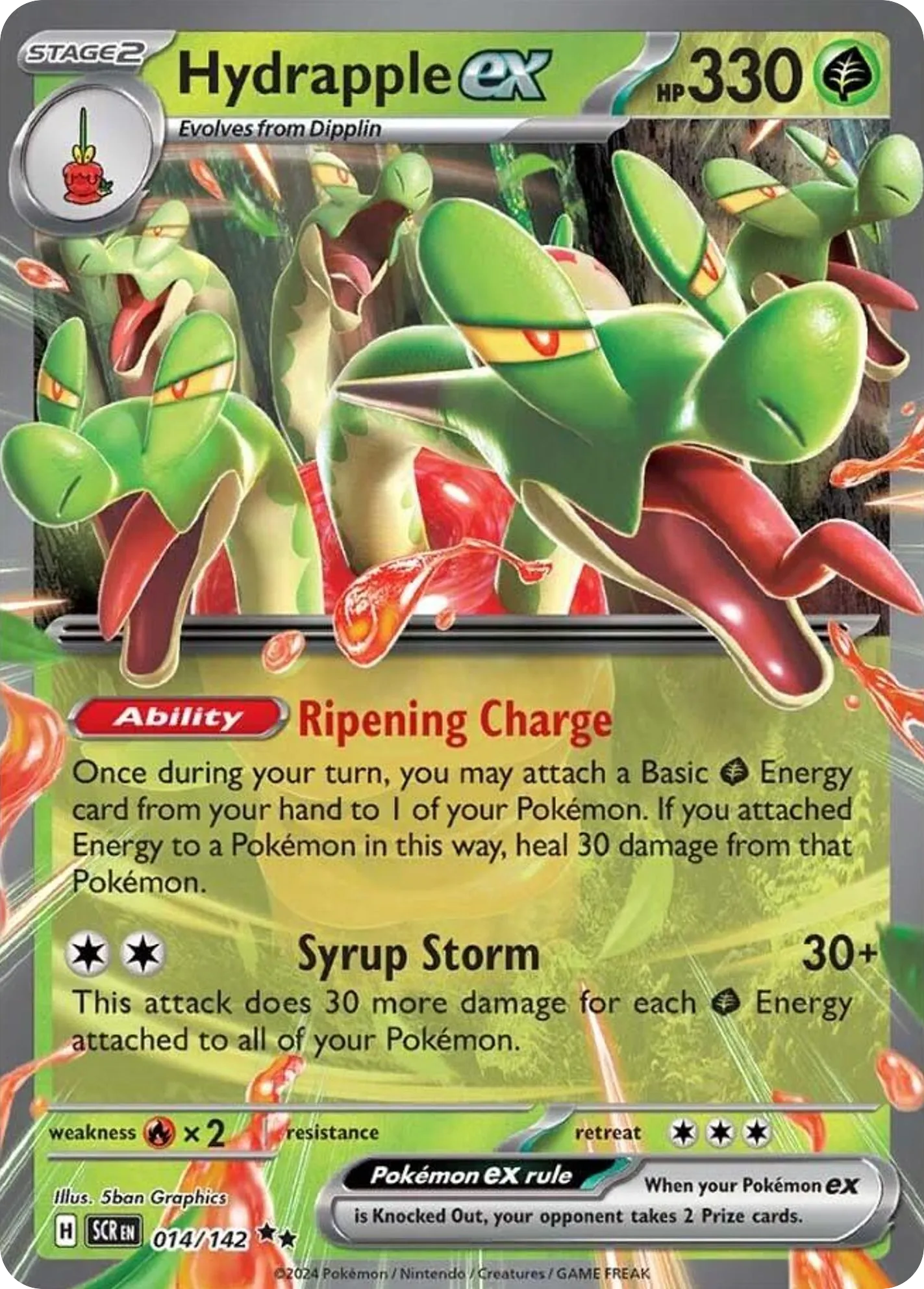 Hydrapple ex card image