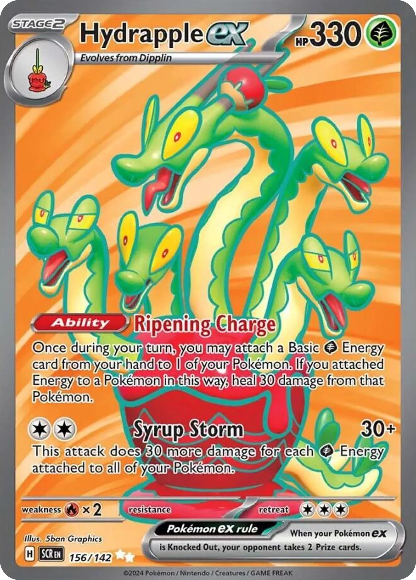 Hydrapple ex card image