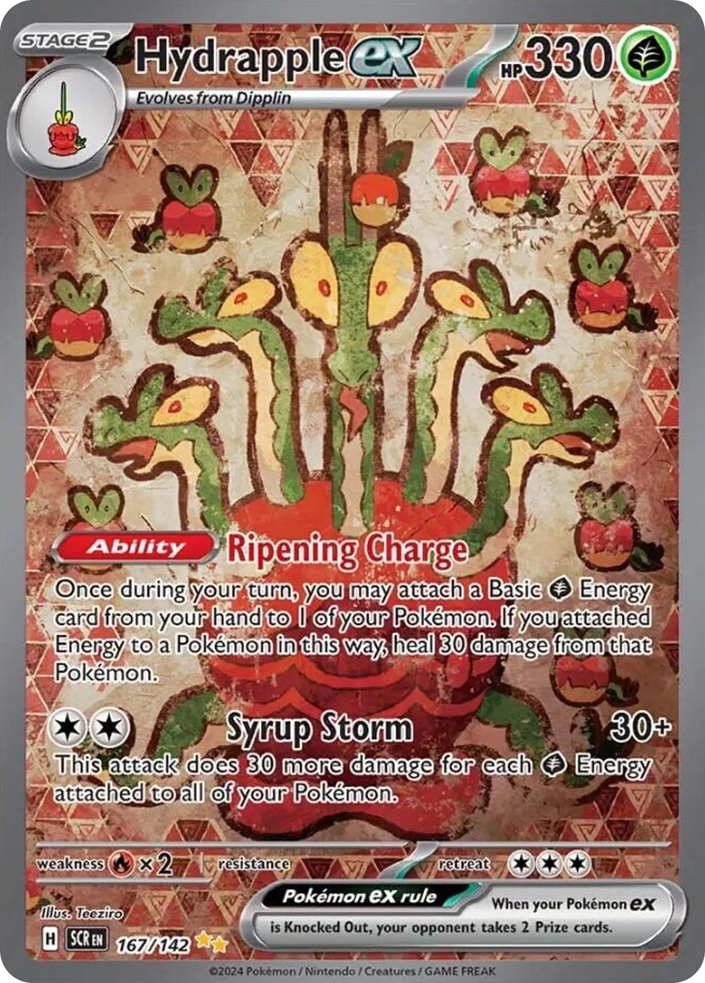 Hydrapple ex #167 card image