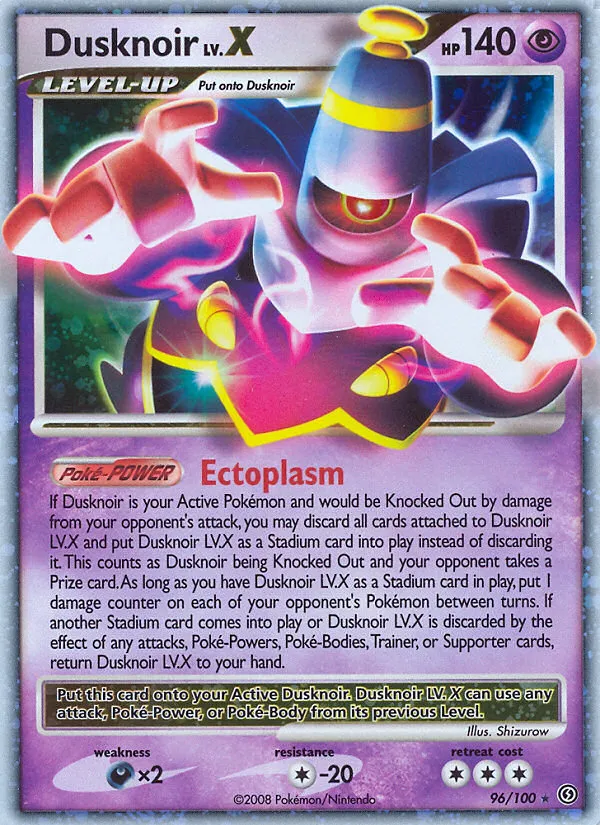 Dusknoir LV.X #96 card image