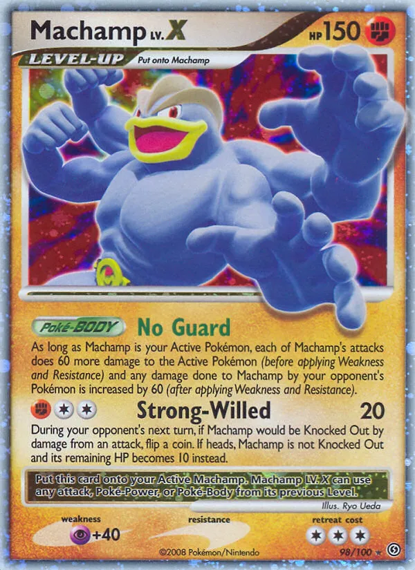 Machamp LV.X #98 card image