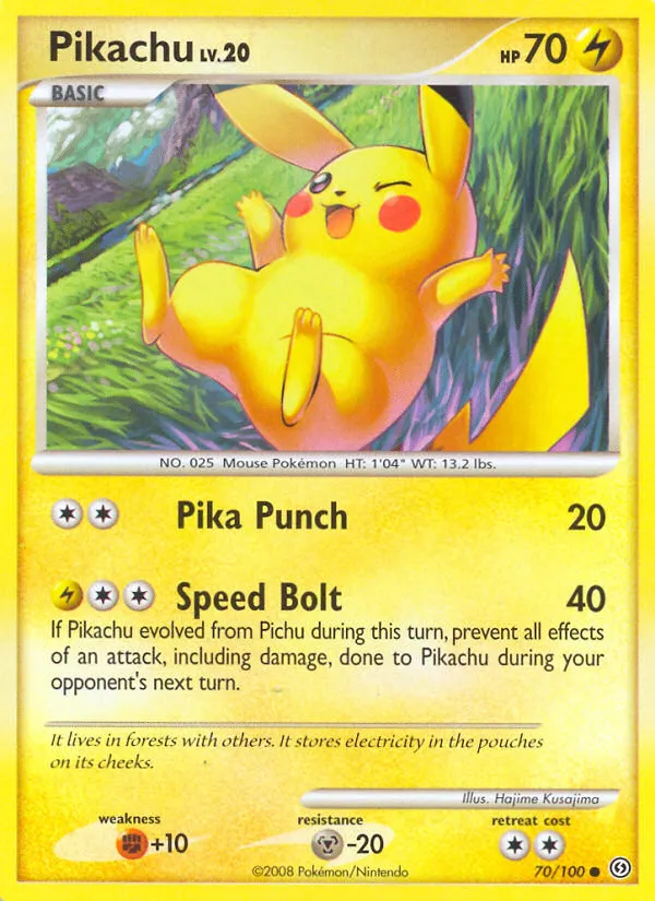 Pikachu card image
