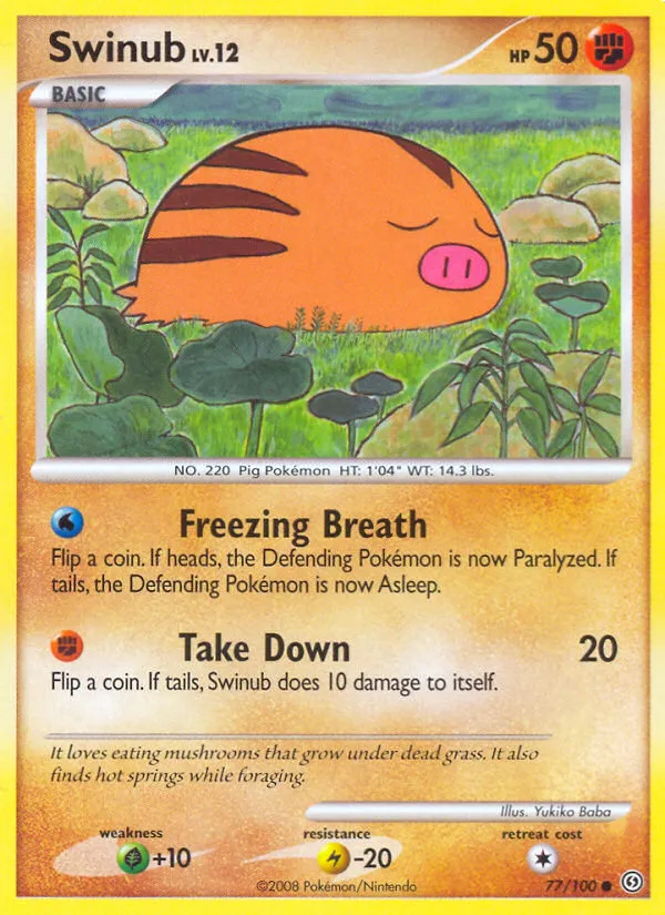 Swinub card image