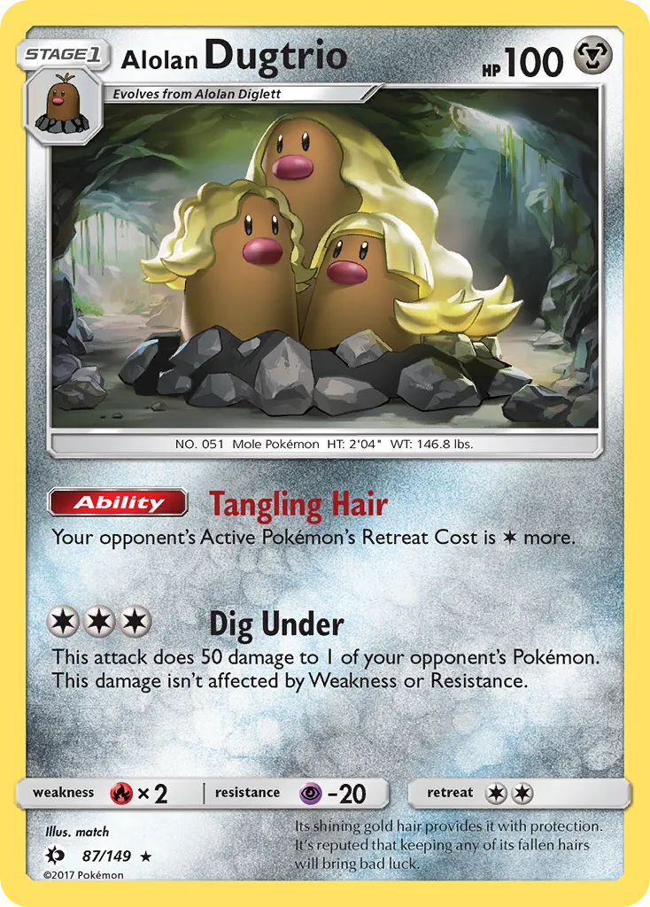 Alolan Dugtrio card image