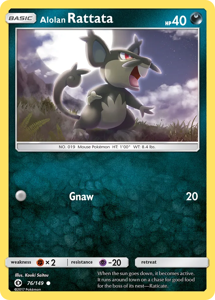 Alolan Rattata card image