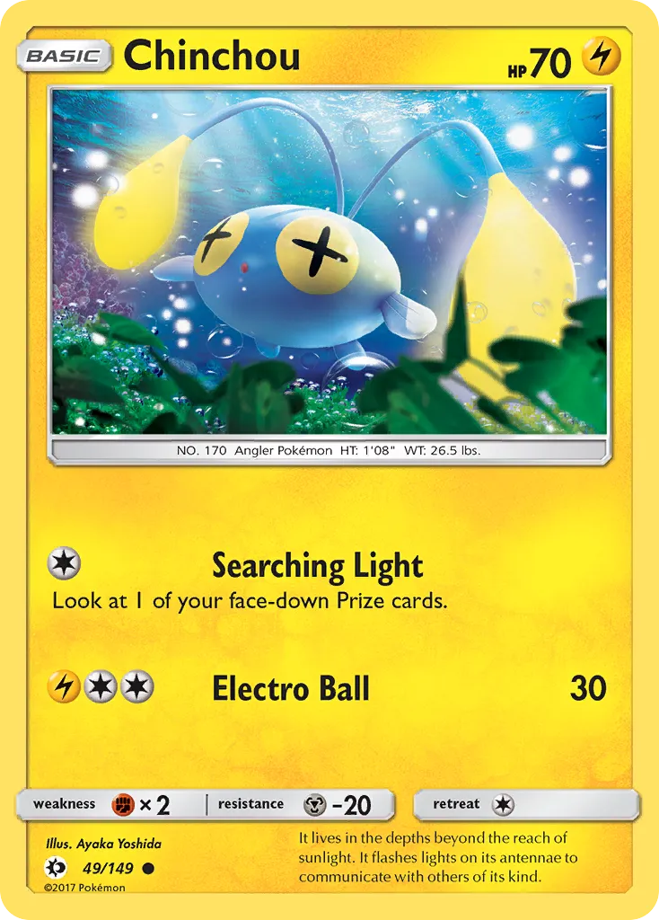 Chinchou card image
