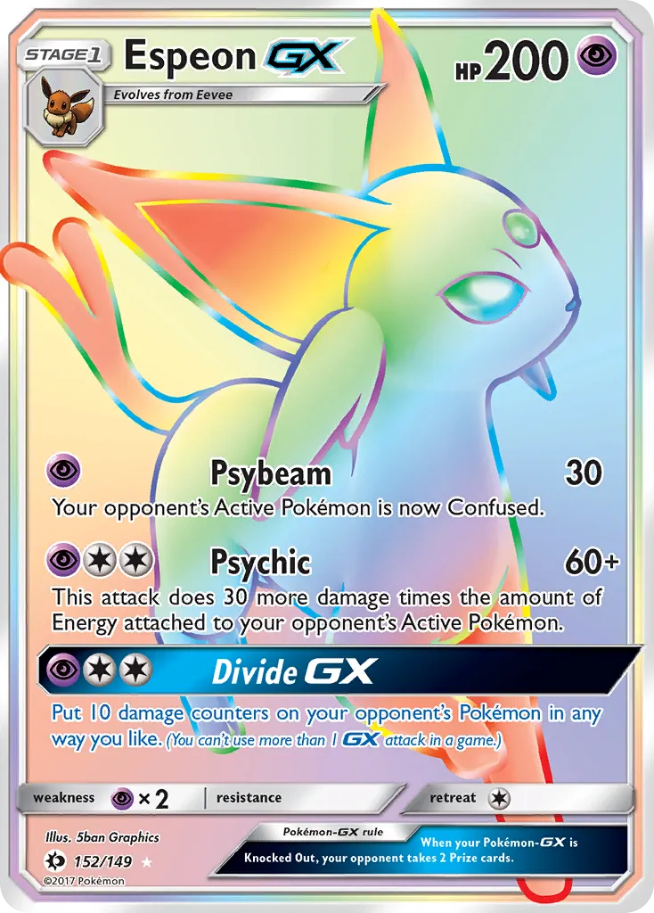 Espeon-GX #152 card image