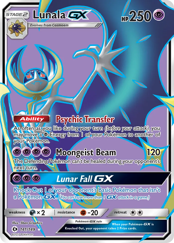 Lunala-GX card image