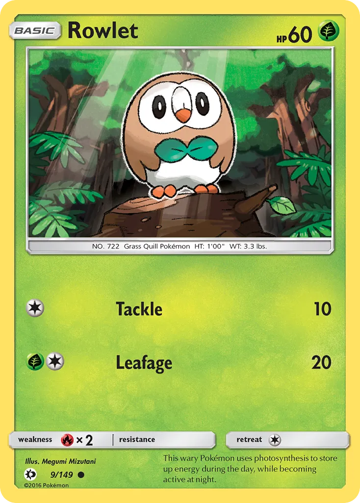 Rowlet card image