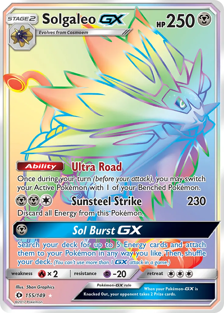 Solgaleo-GX card image