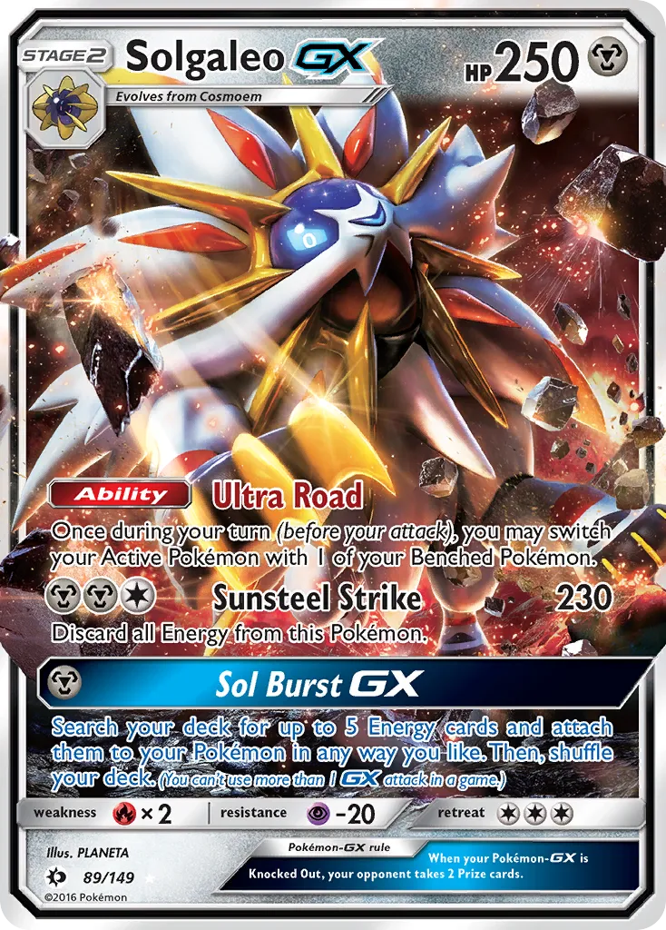 Solgaleo-GX card image
