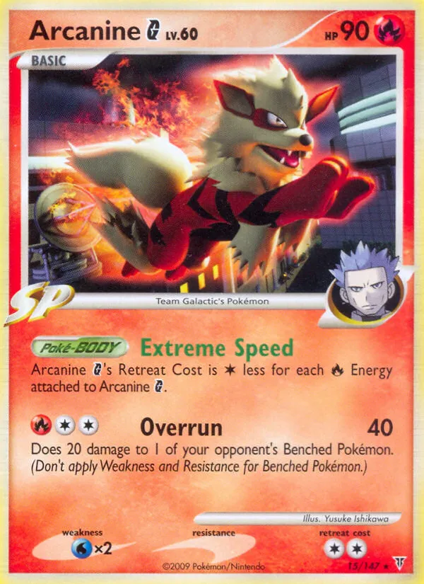 Arcanine G card image