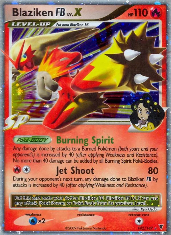 Blaziken FB LV.X #142 card image