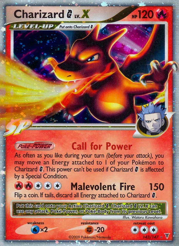 Charizard G LV.X #143 card image