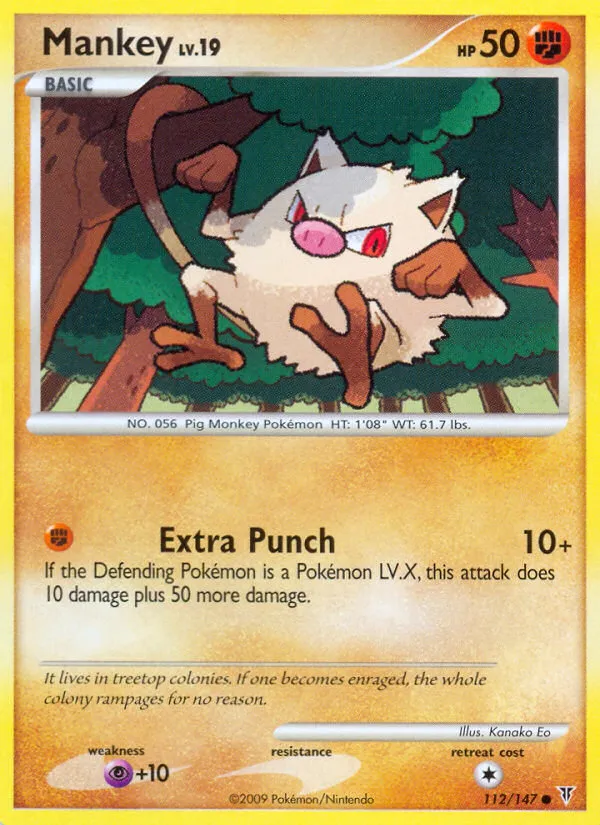 Mankey card image