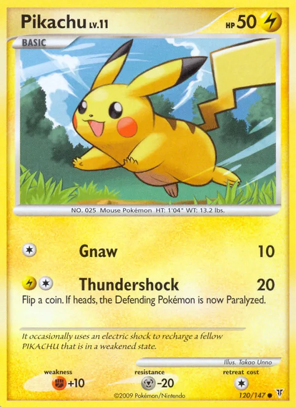 Pikachu card image