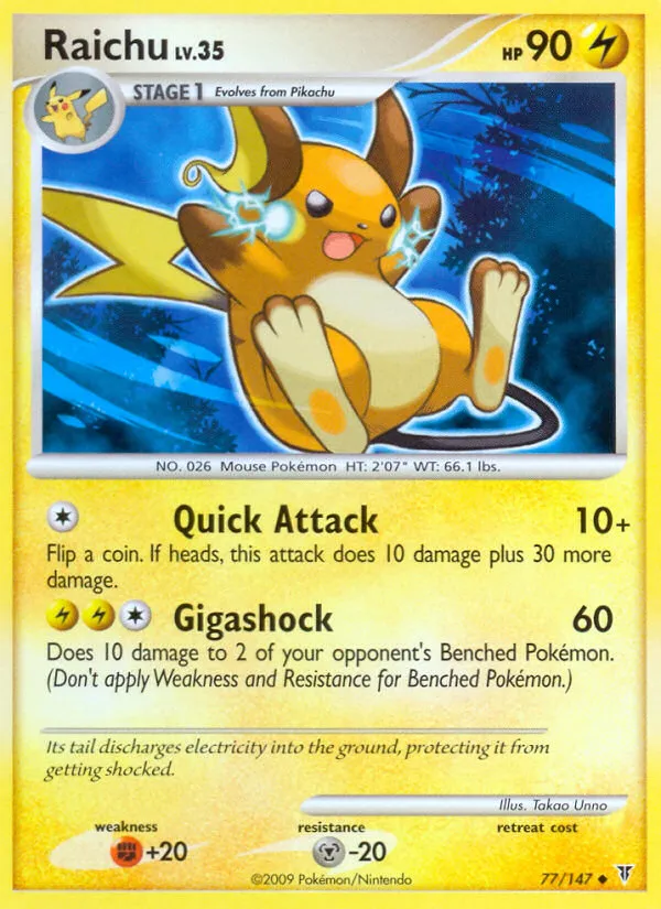 Raichu card image