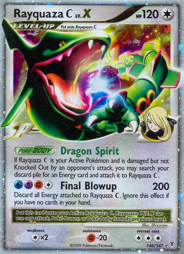 Rayquaza C LV.X #146 card image