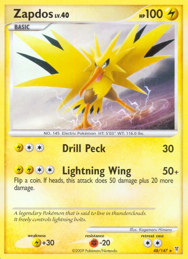 Zapdos card image