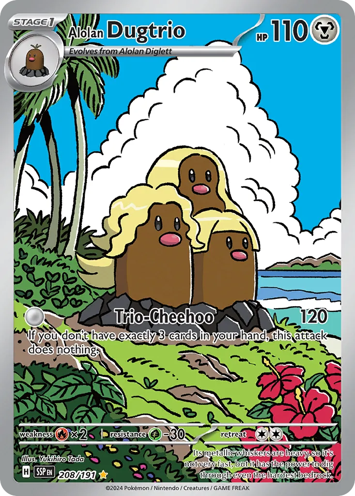 Alolan Dugtrio card image