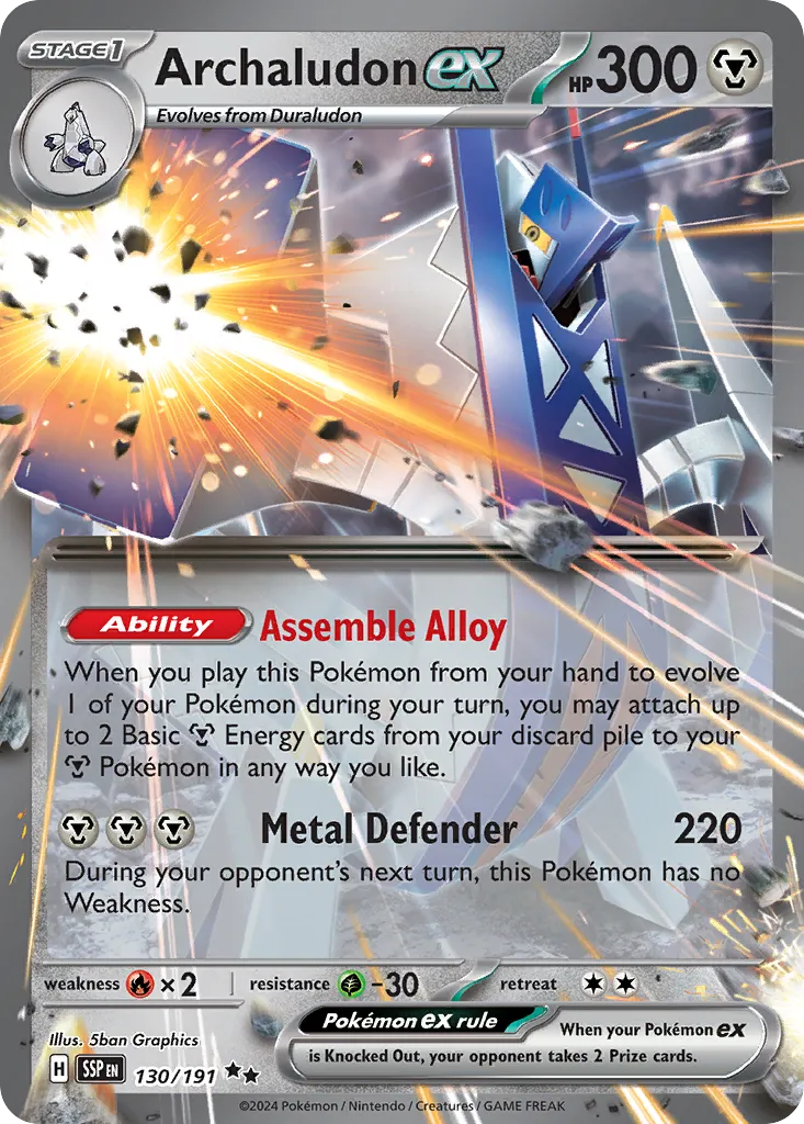 Archaludon ex card image