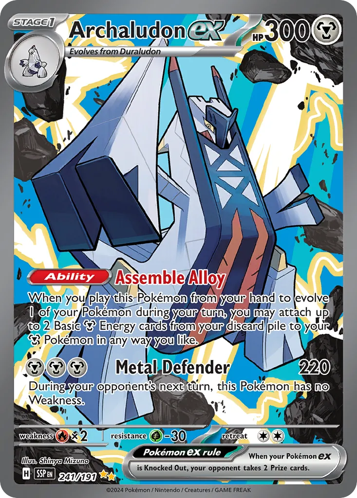 Archaludon ex card image