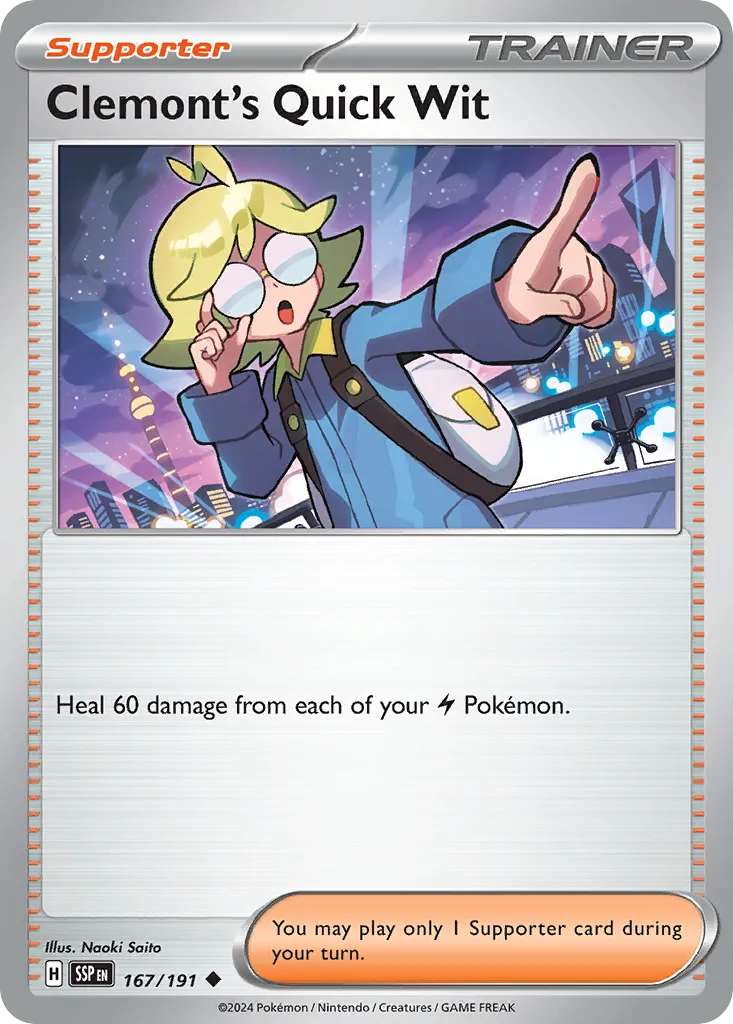 Clemont's Quick Wit card image