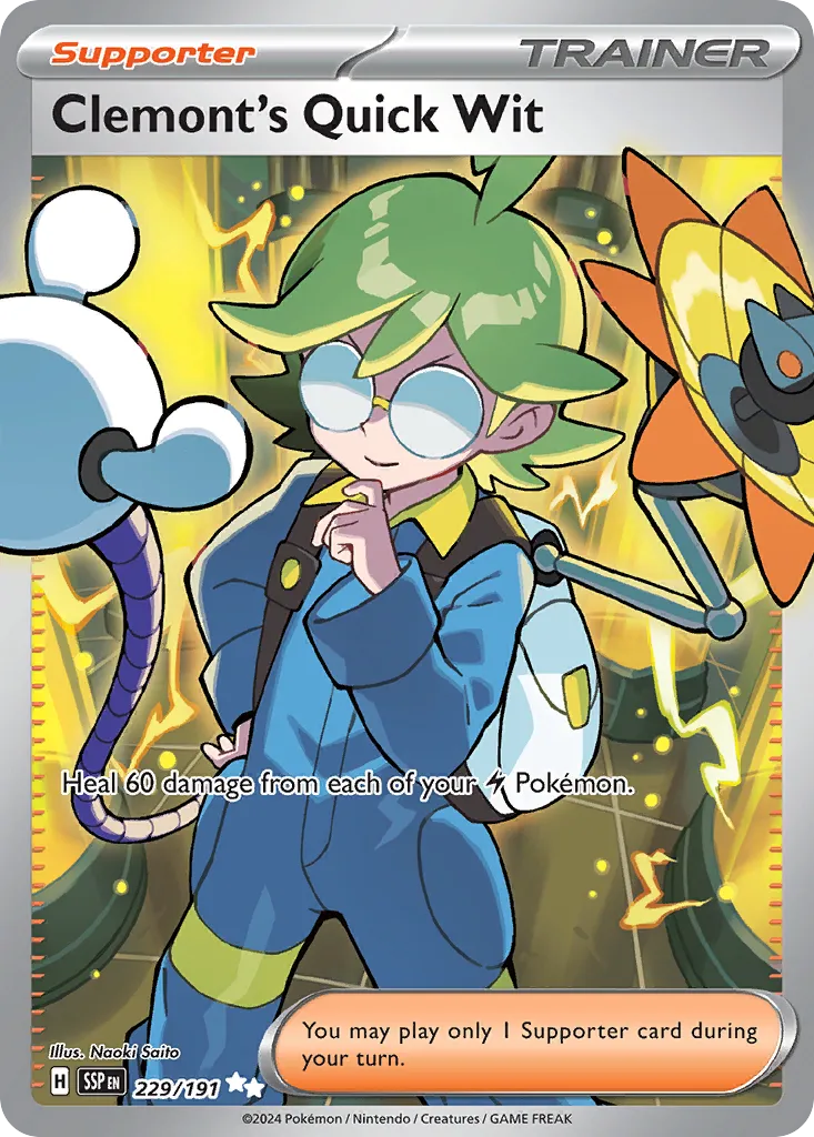 Clemont's Quick Wit card image