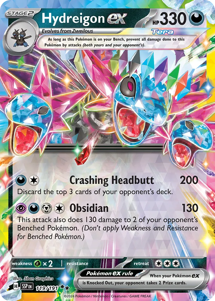 Hydreigon ex card image