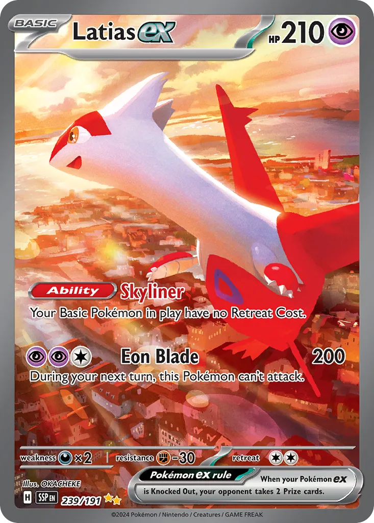Latias ex #239 card image