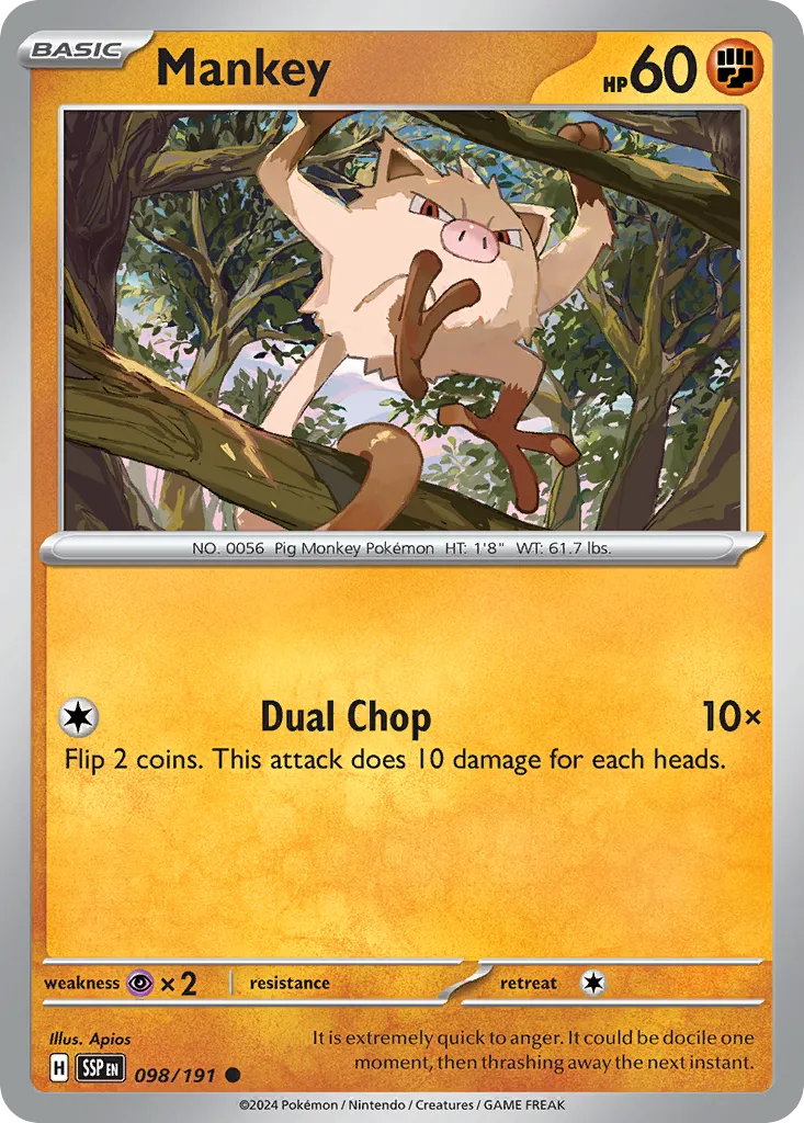Mankey card image