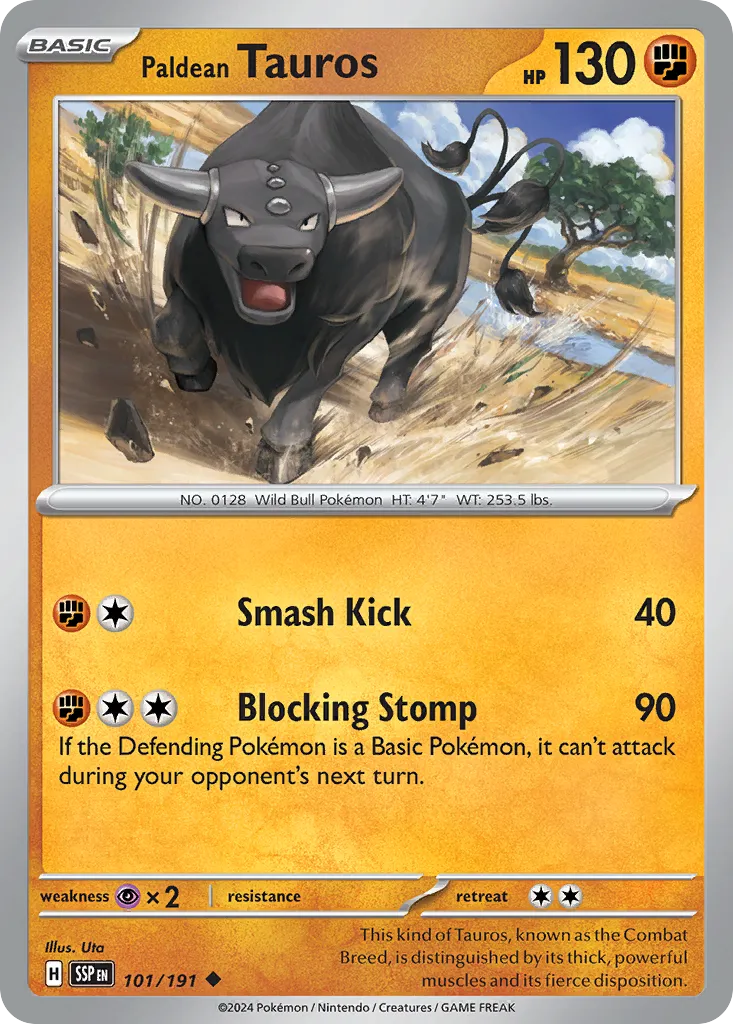 Paldean Tauros card image