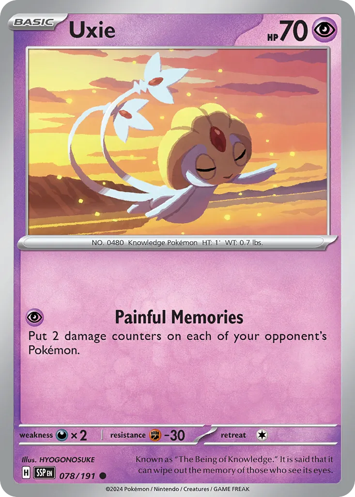 Uxie card image