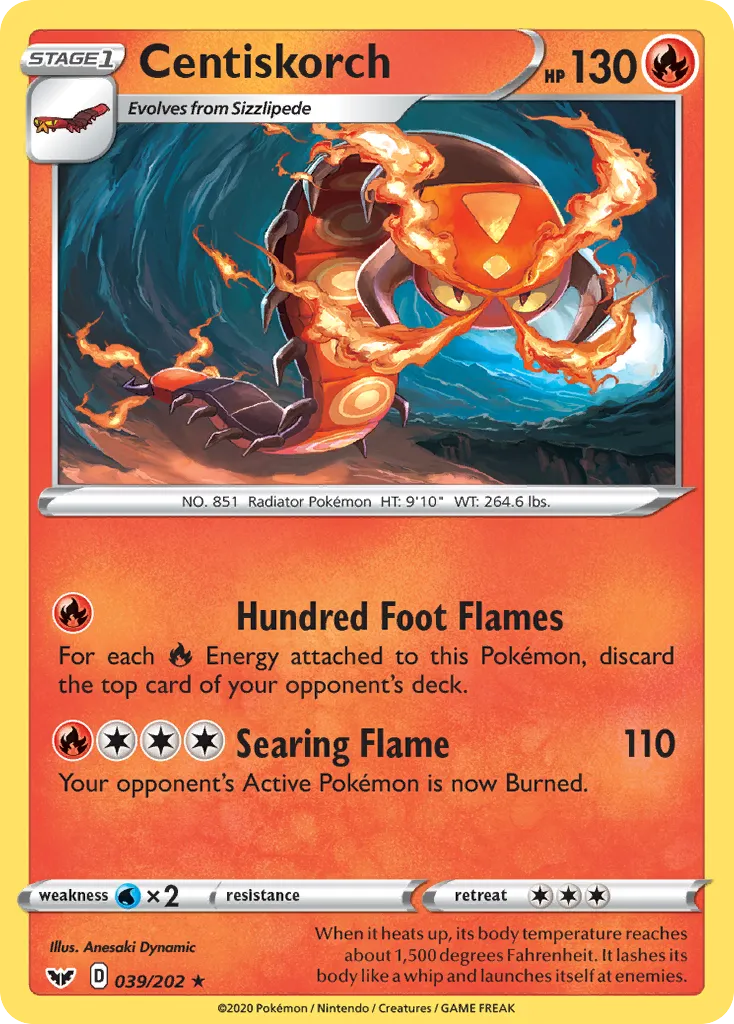 Centiskorch card image