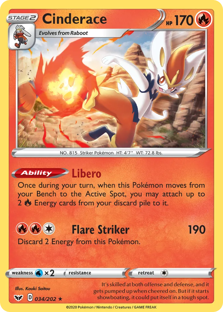 Cinderace card image