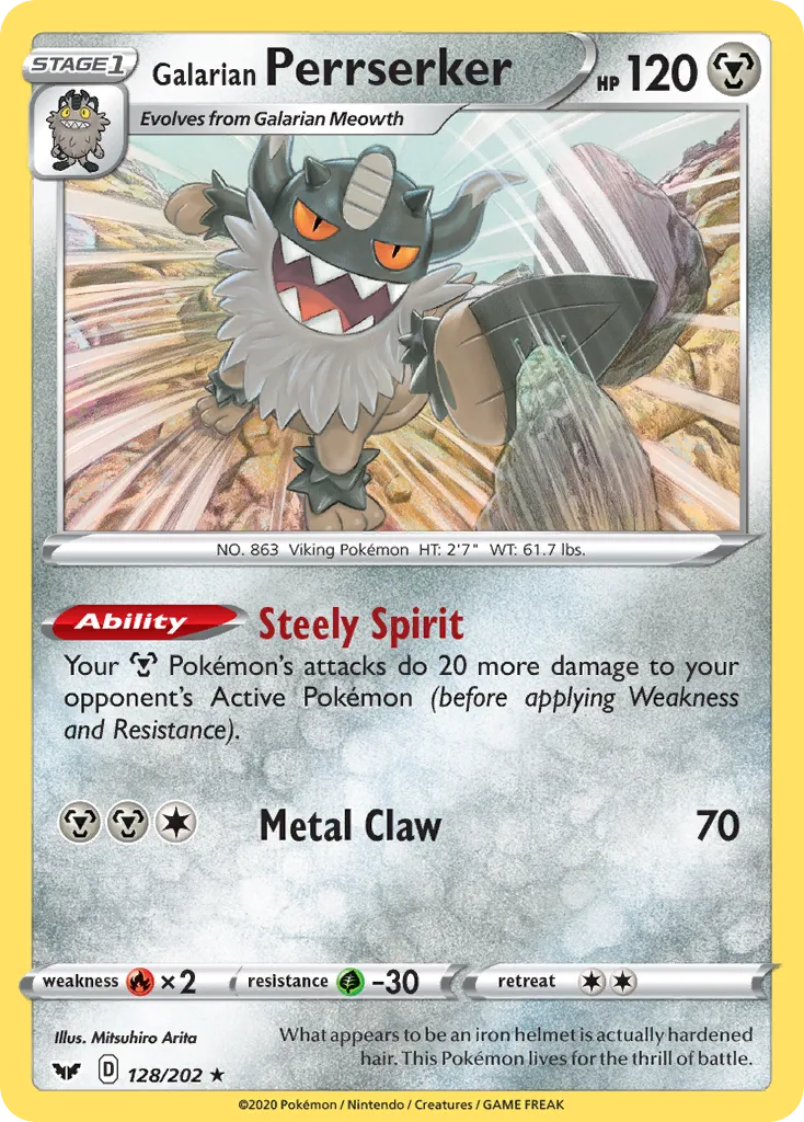 Galarian Perrserker card image