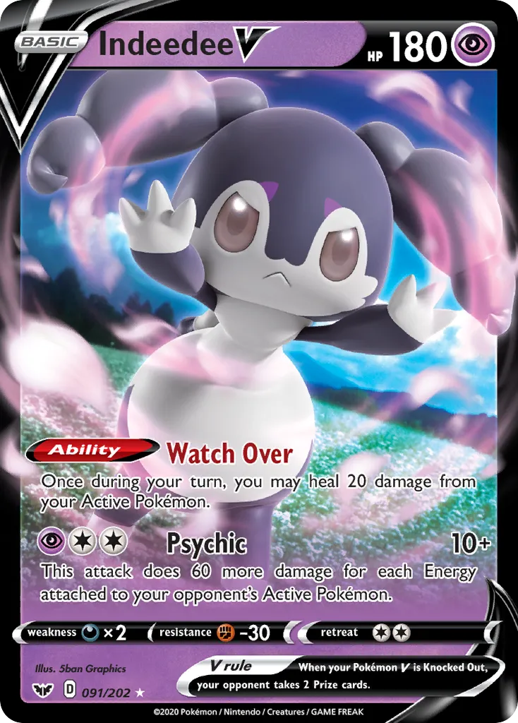 Indeedee V card image
