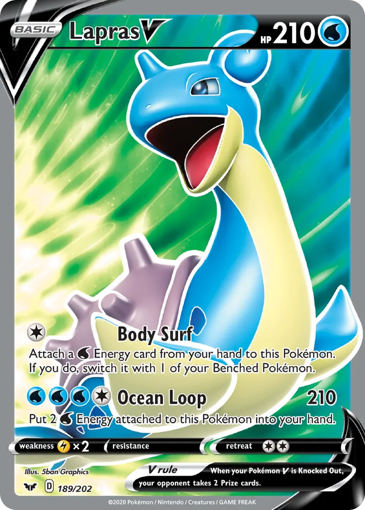 Lapras V card image