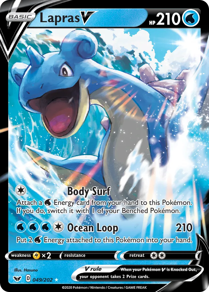 Lapras V card image
