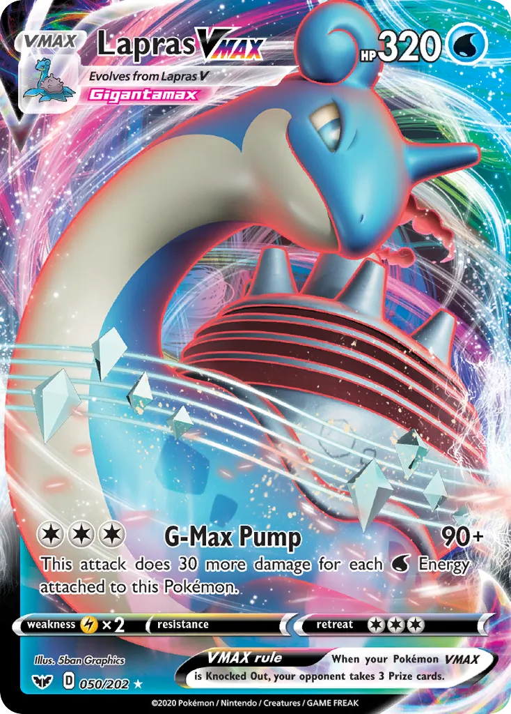 Lapras VMAX card image